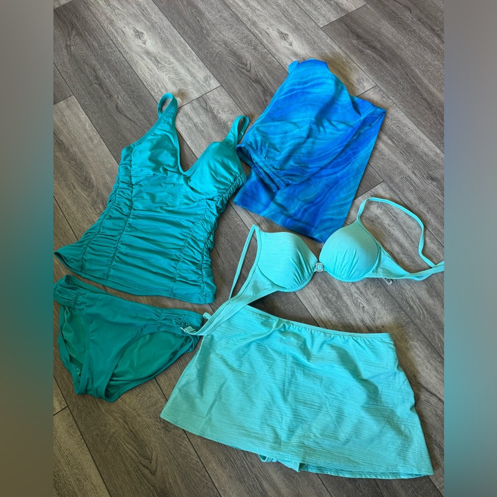 5 pc blue swim bundle - S